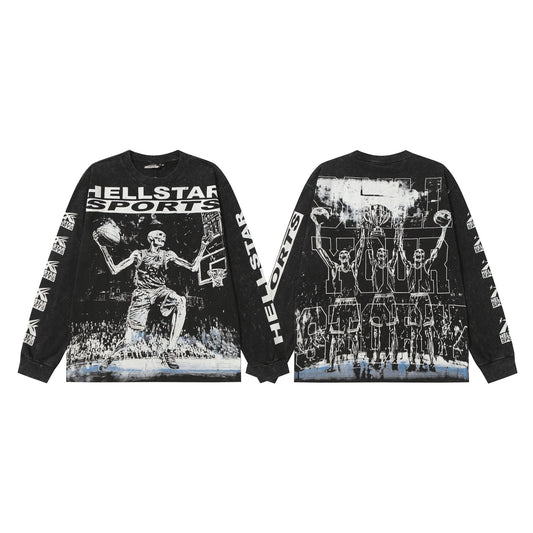 HS Basketball Graphic Long-Sleeve T-Shirt ¡ª hero