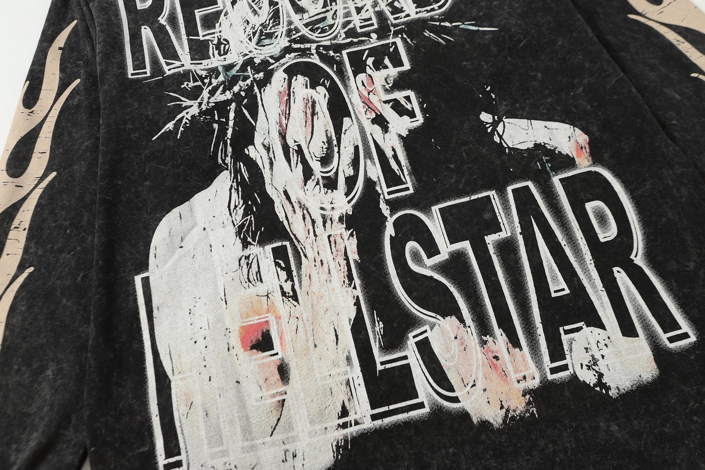 HS Records Graphic Long-Sleeve T-Shirt ¡ª detail