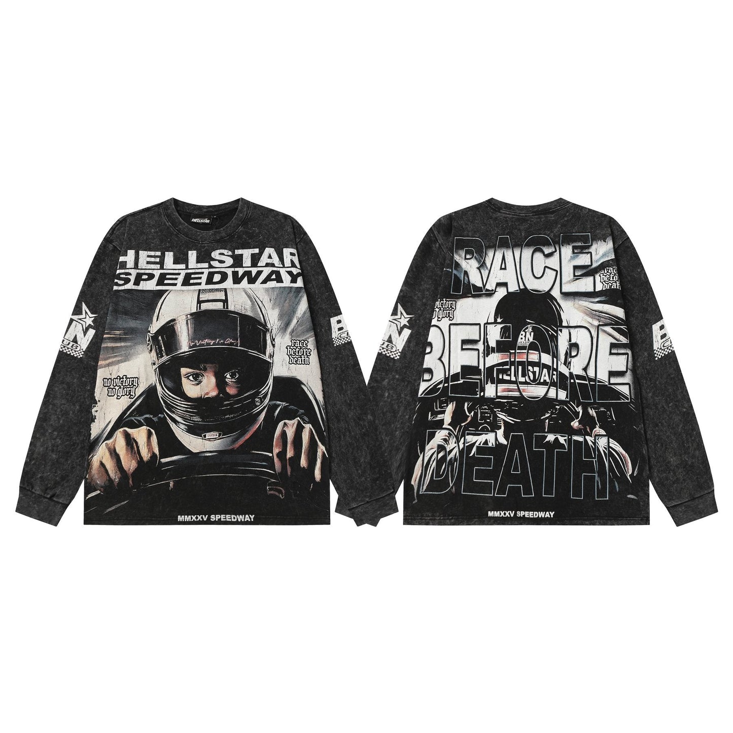 HS Speedway Graphic Long-Sleeve T-Shirt ¡ª front