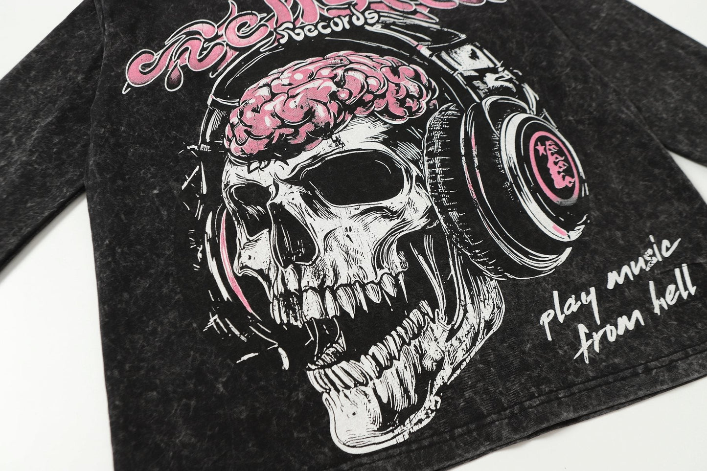 HS Summer Fest Skull Graphic Long-Sleeve T-Shirt ¡ª detail