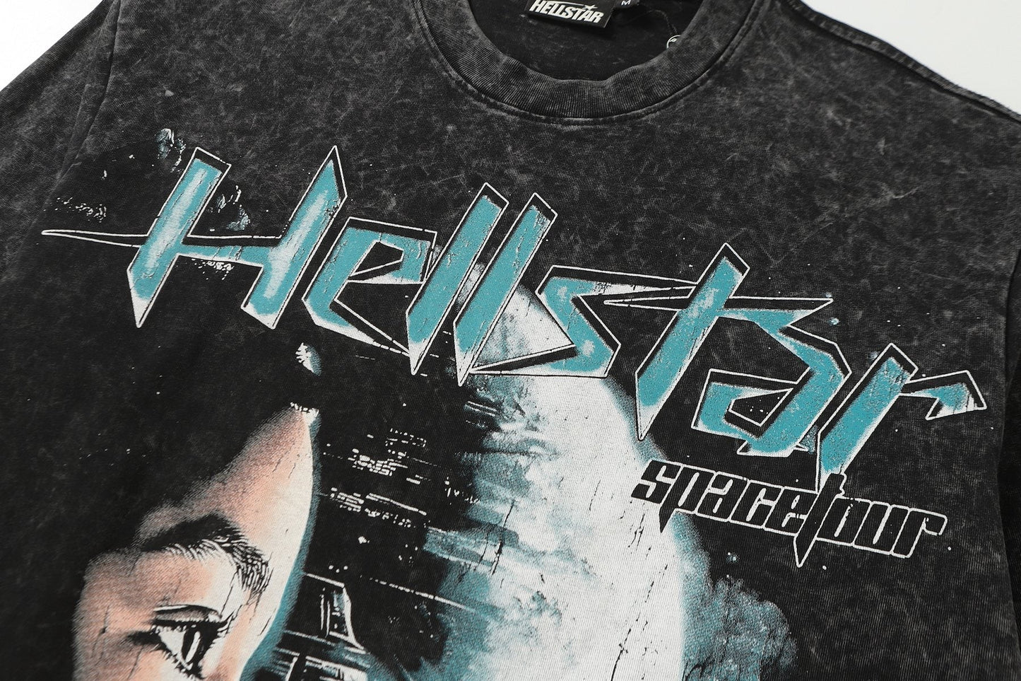 HS The Future Is Yours Acid Wash Long-Sleeve T-Shirt ¡ª detail