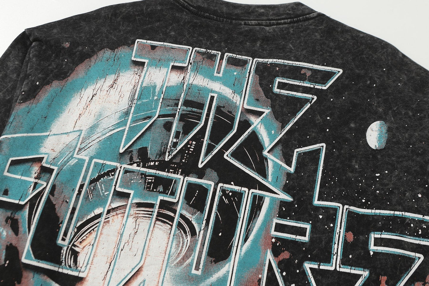 HS The Future Is Yours Acid Wash Long-Sleeve T-Shirt ¡ª detail