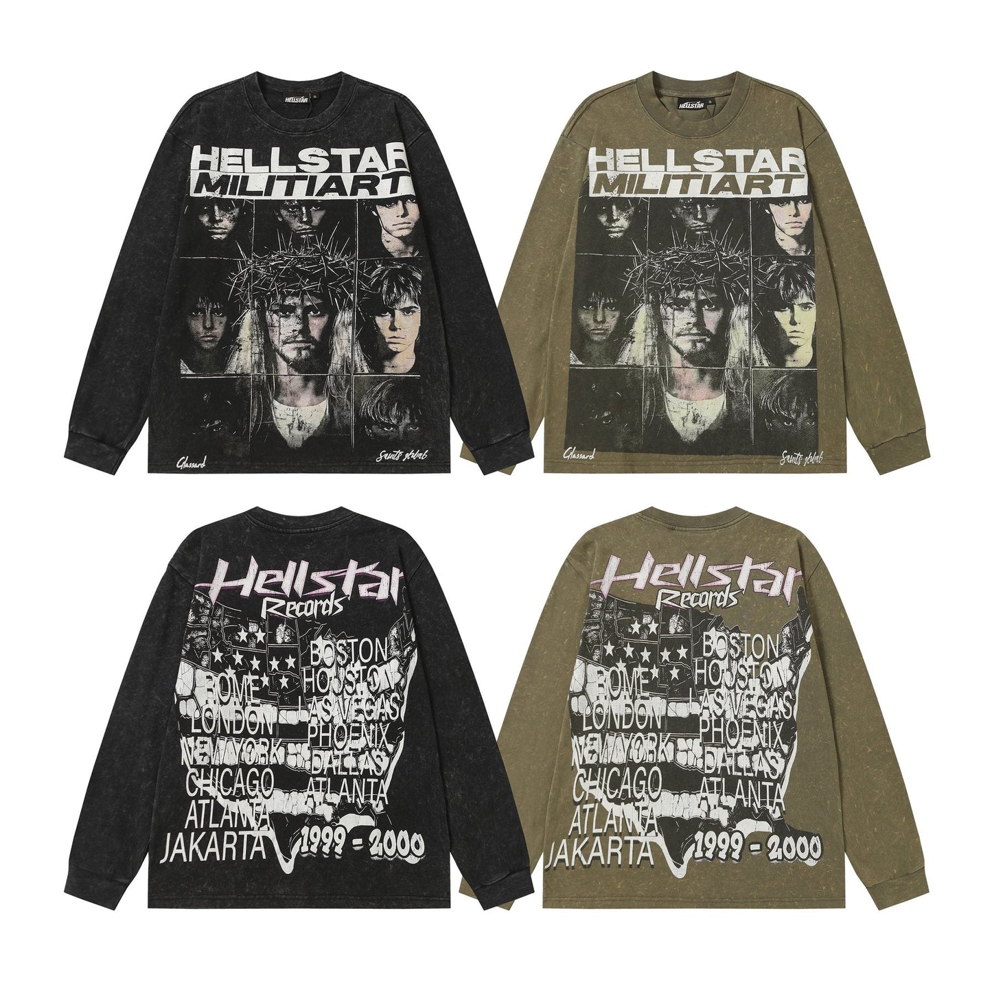 HS Records Graphic Long-Sleeve T-Shirt ¡ª comparison