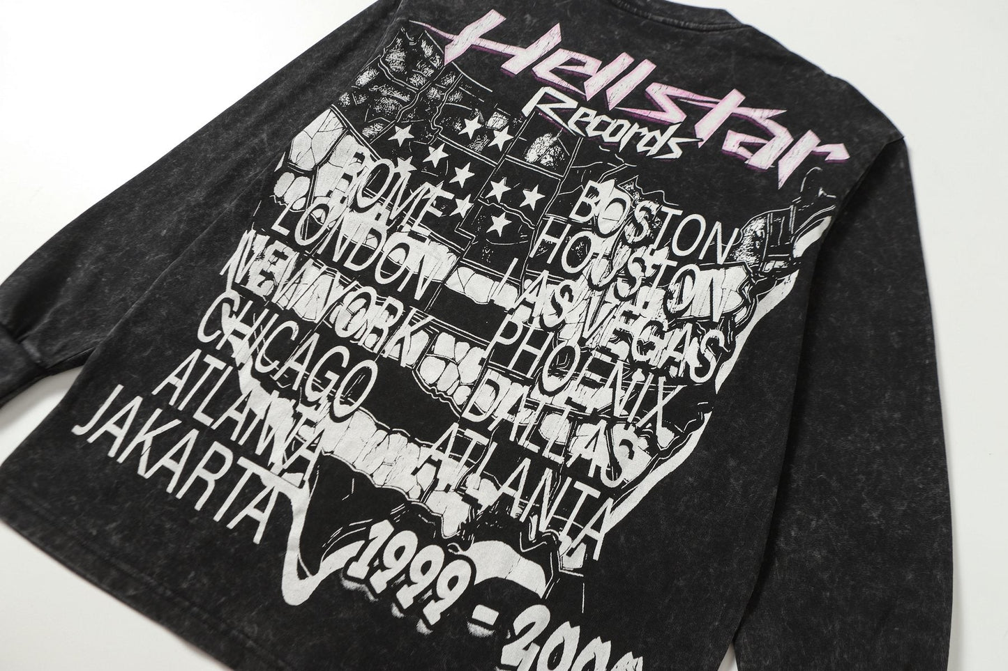 HS Records Graphic Long-Sleeve T-Shirt ¡ª detail