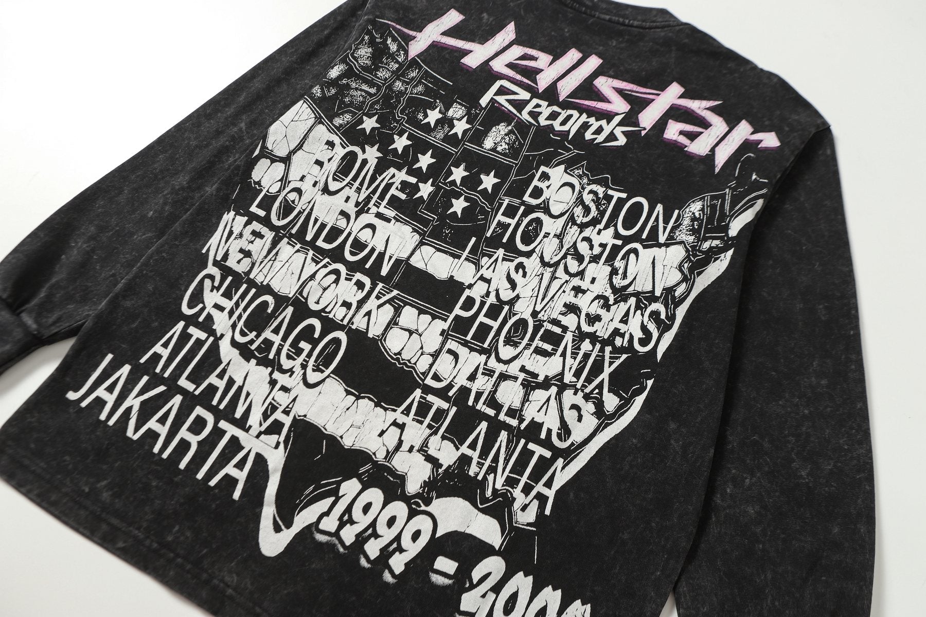 HS Records Graphic Long-Sleeve T-Shirt ¡ª detail