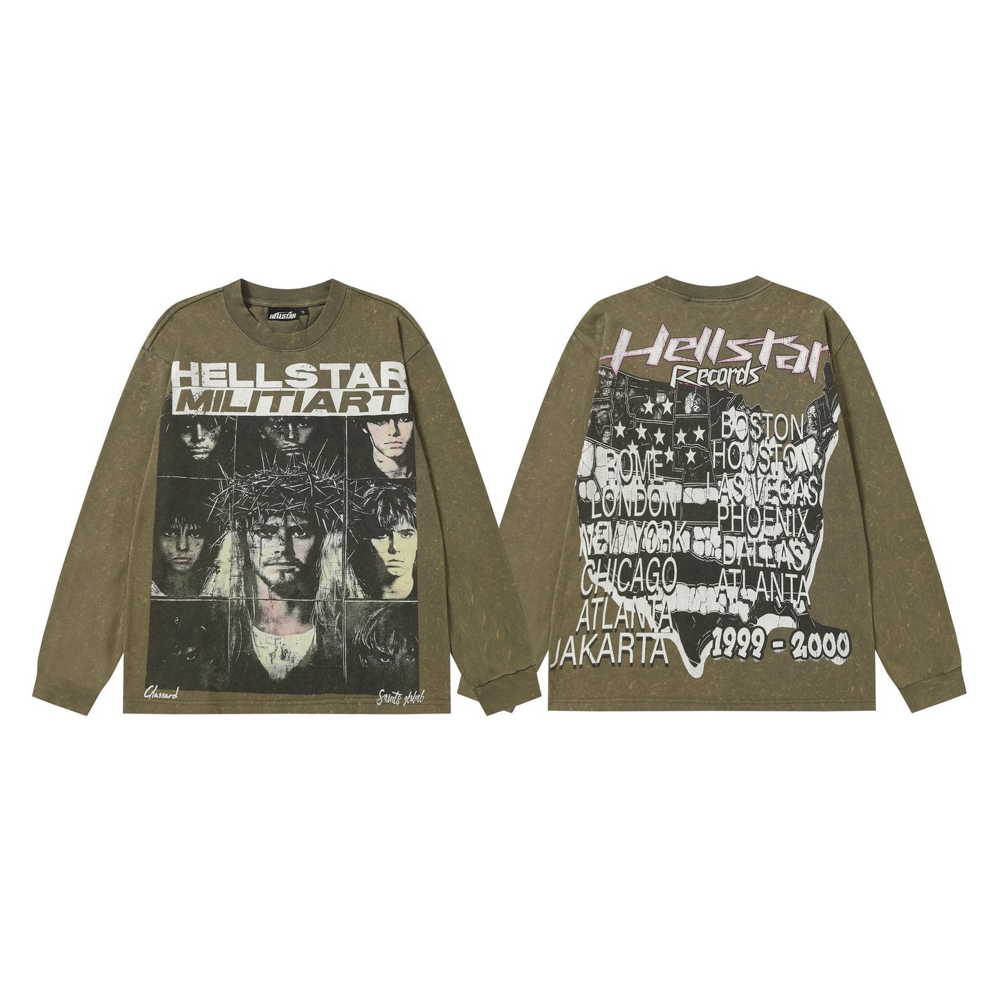 HS Records Graphic Long-Sleeve T-Shirt ¡ª front