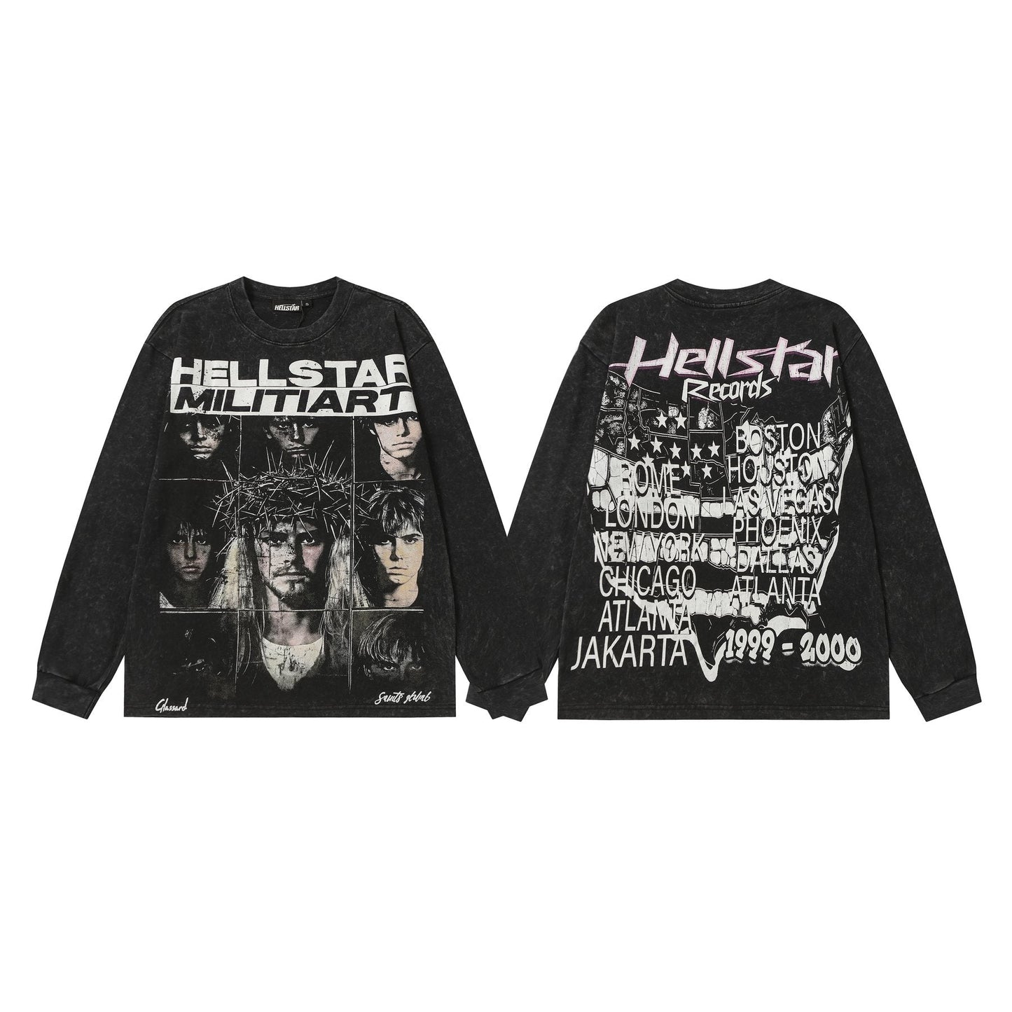 HS Records Graphic Long-Sleeve T-Shirt ¡ª front