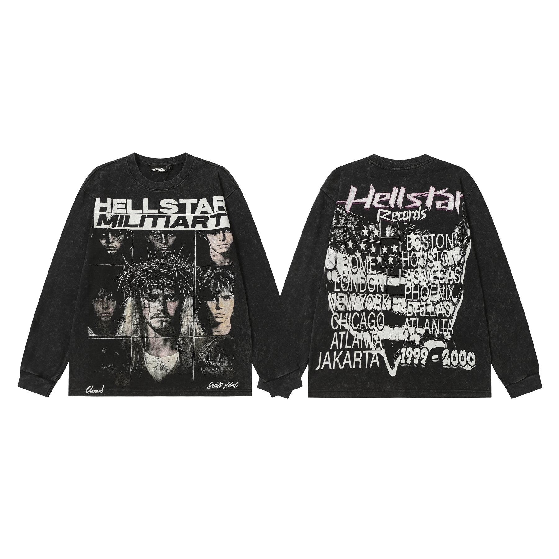 HS Records Graphic Long-Sleeve T-Shirt ¡ª front