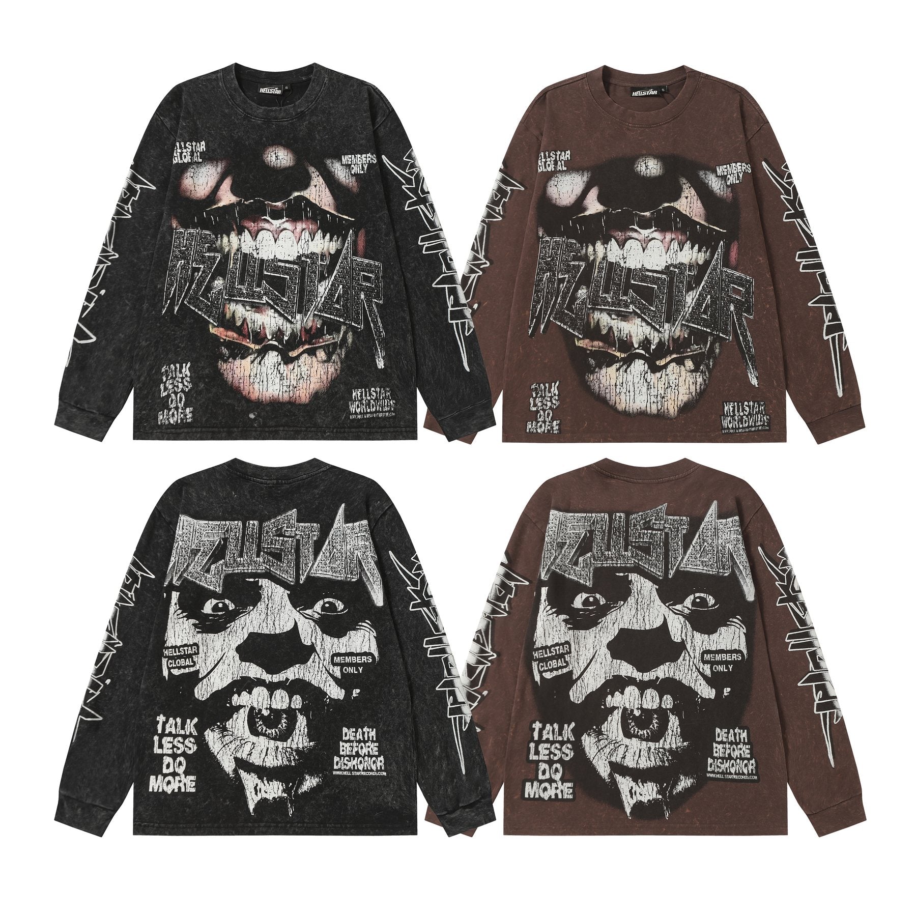 HS Talk Less Do More Graphic Long-Sleeve T-Shirt ¡ª comparison