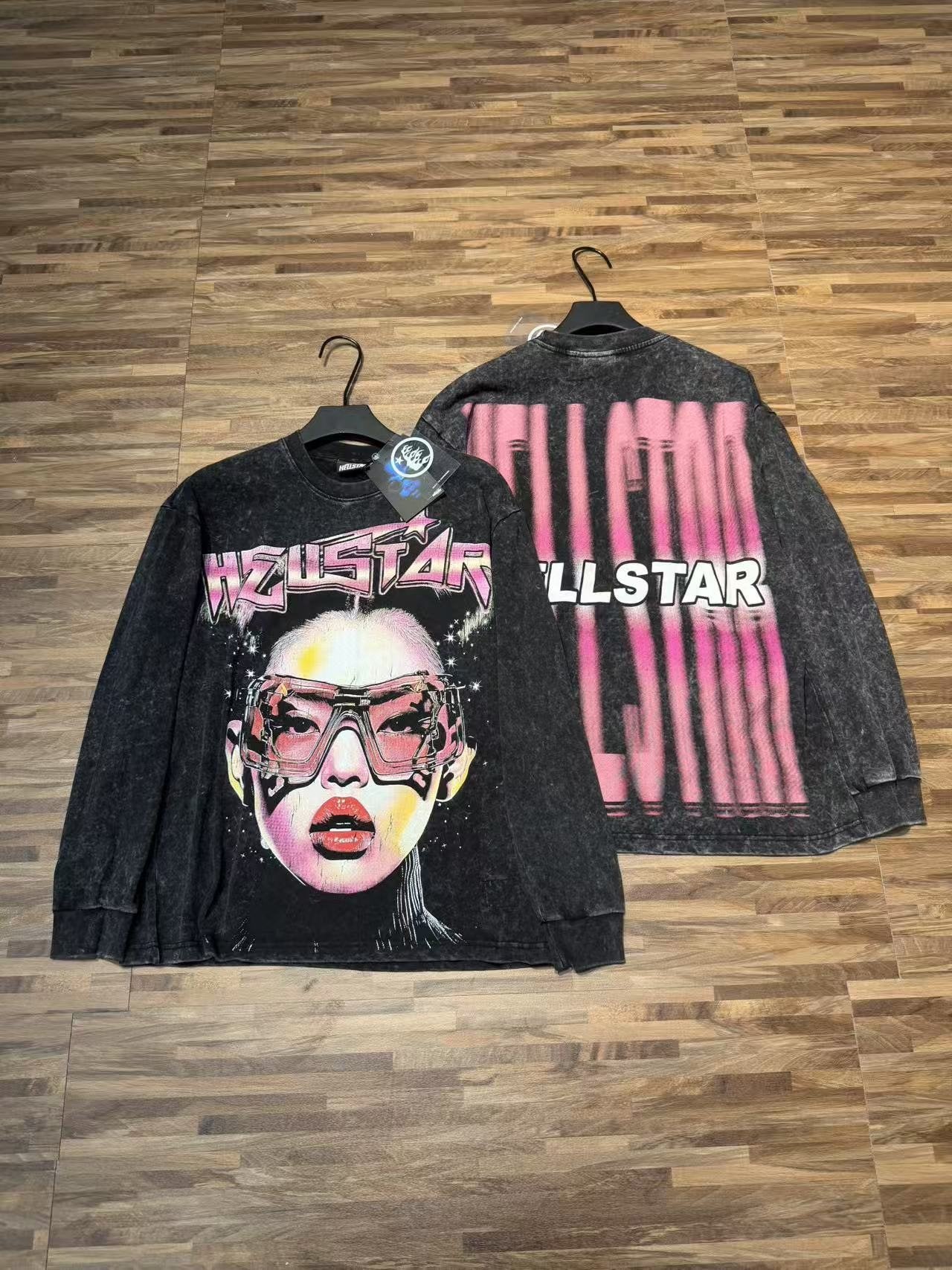 HS Face Graphic Long-Sleeve T-Shirt ¡ª context