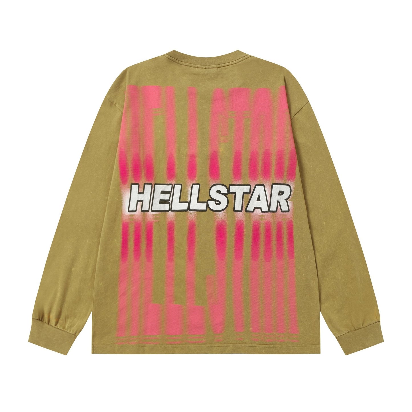 HS Face Graphic Long-Sleeve T-Shirt ¡ª back
