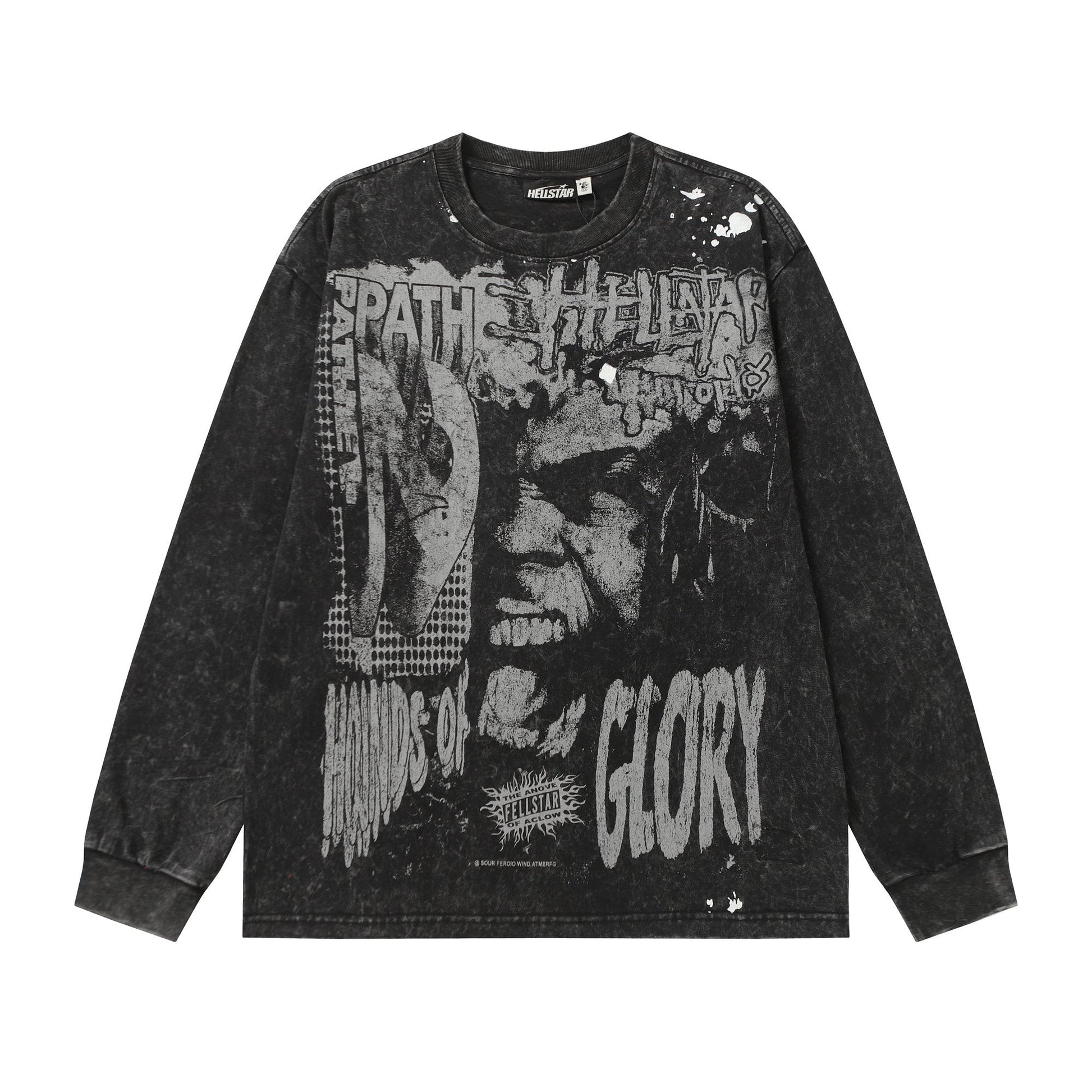 HS Acid Wash Graphic Long-Sleeve T-Shirt ¡ª hero