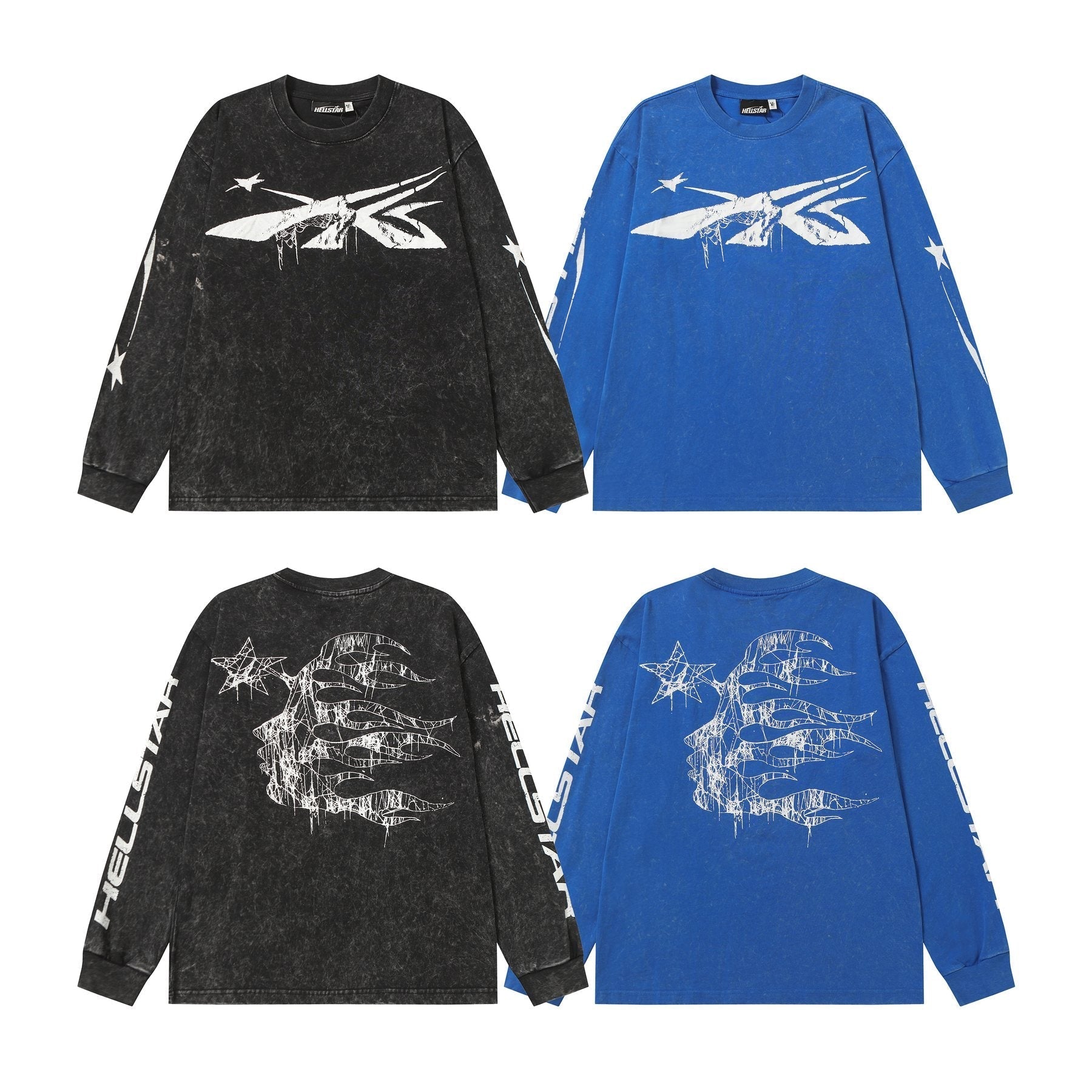 HS Aircraft Star Graphic Long-Sleeve T-Shirt ¡ª comparison