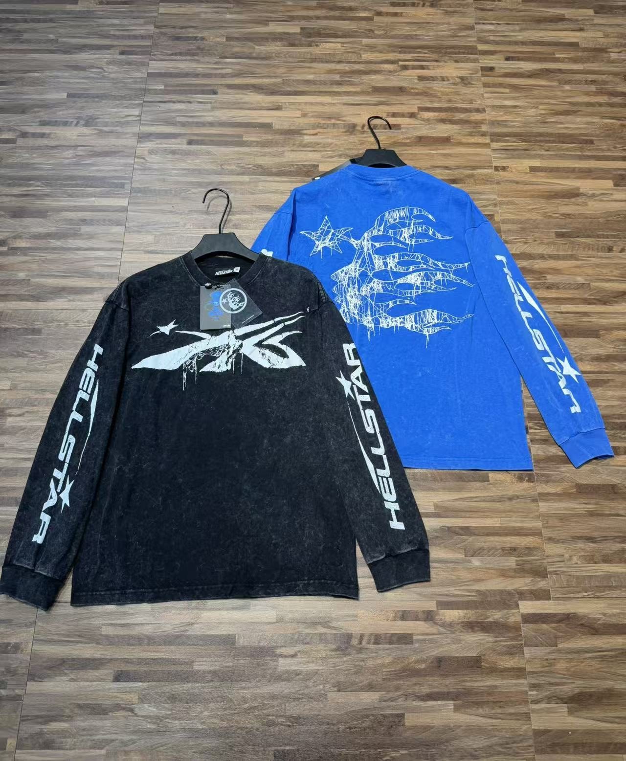 HS Aircraft Star Graphic Long-Sleeve T-Shirt ¡ª context