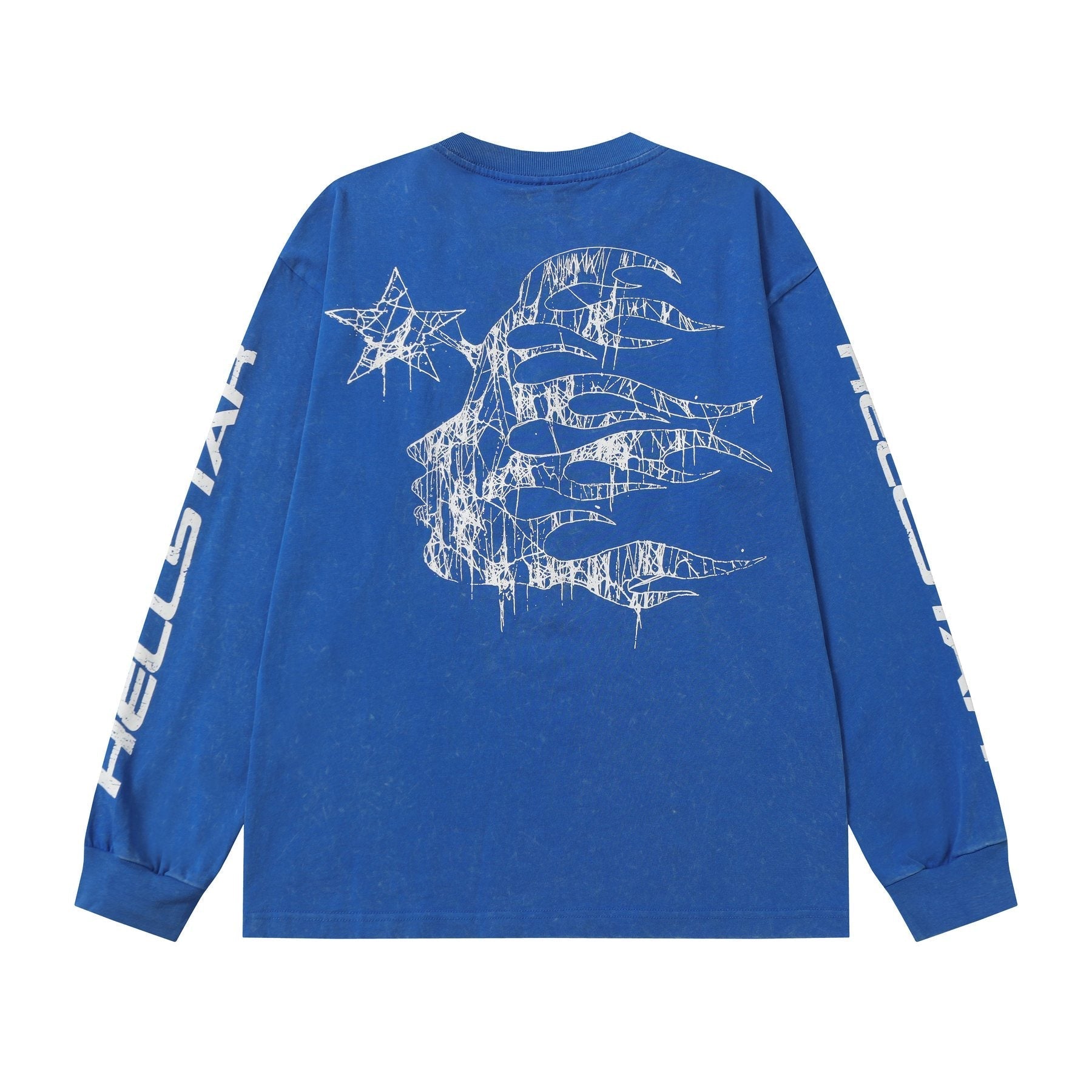 HS Aircraft Star Graphic Long-Sleeve T-Shirt ¡ª back
