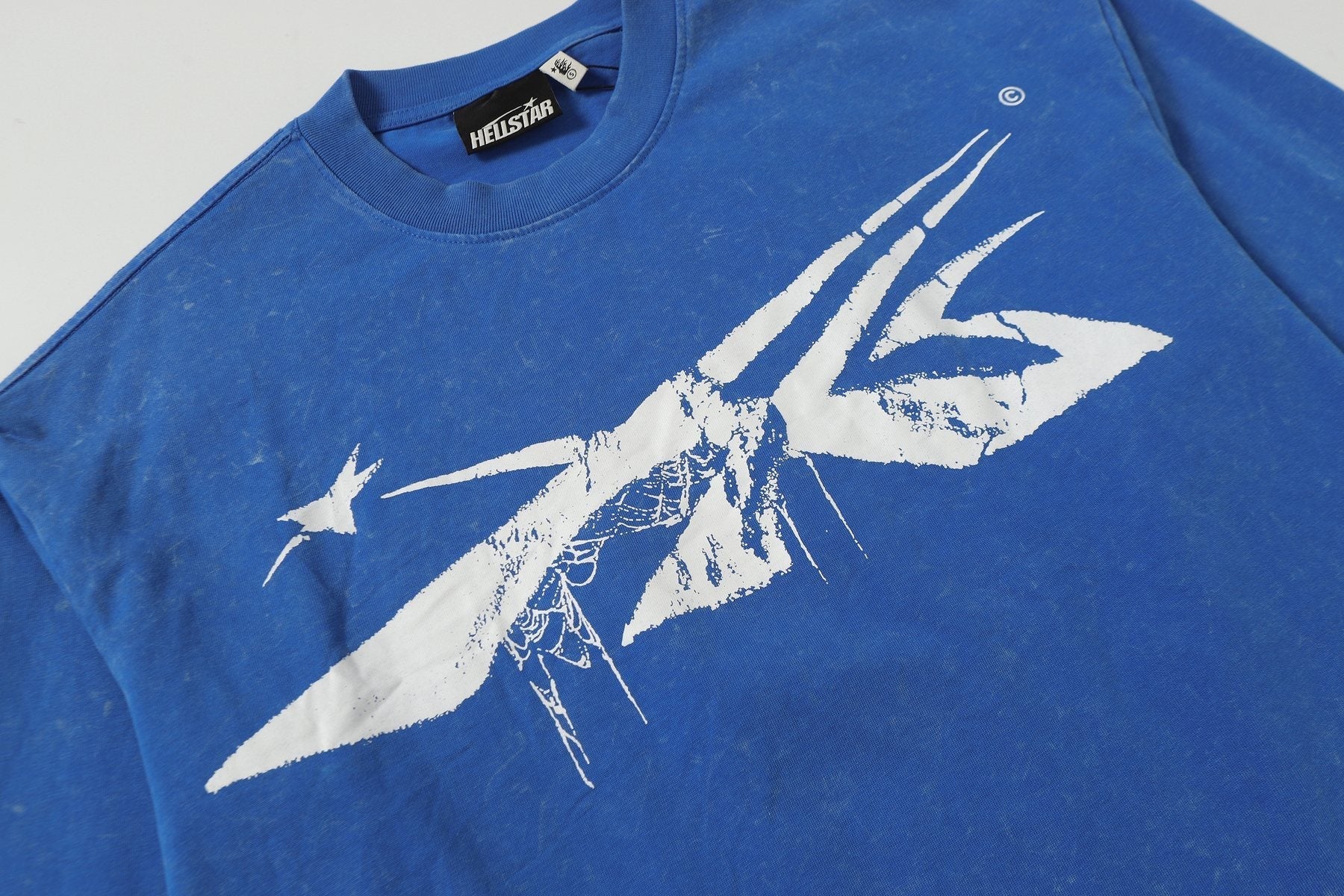 HS Aircraft Star Graphic Long-Sleeve T-Shirt ¡ª detail
