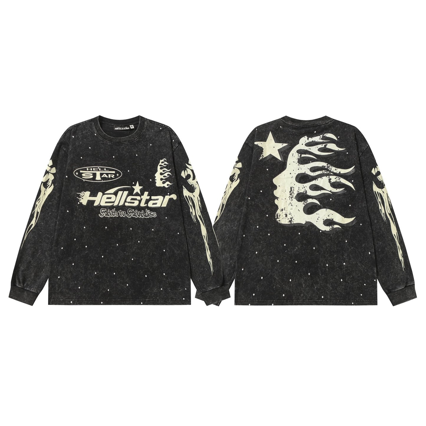 HS Flame Star Graphic Long-Sleeve T-Shirt ¡ª comparison