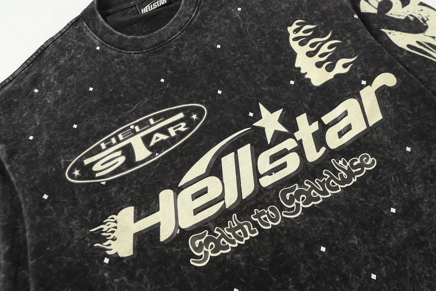 HS Flame Star Graphic Long-Sleeve T-Shirt ¡ª detail