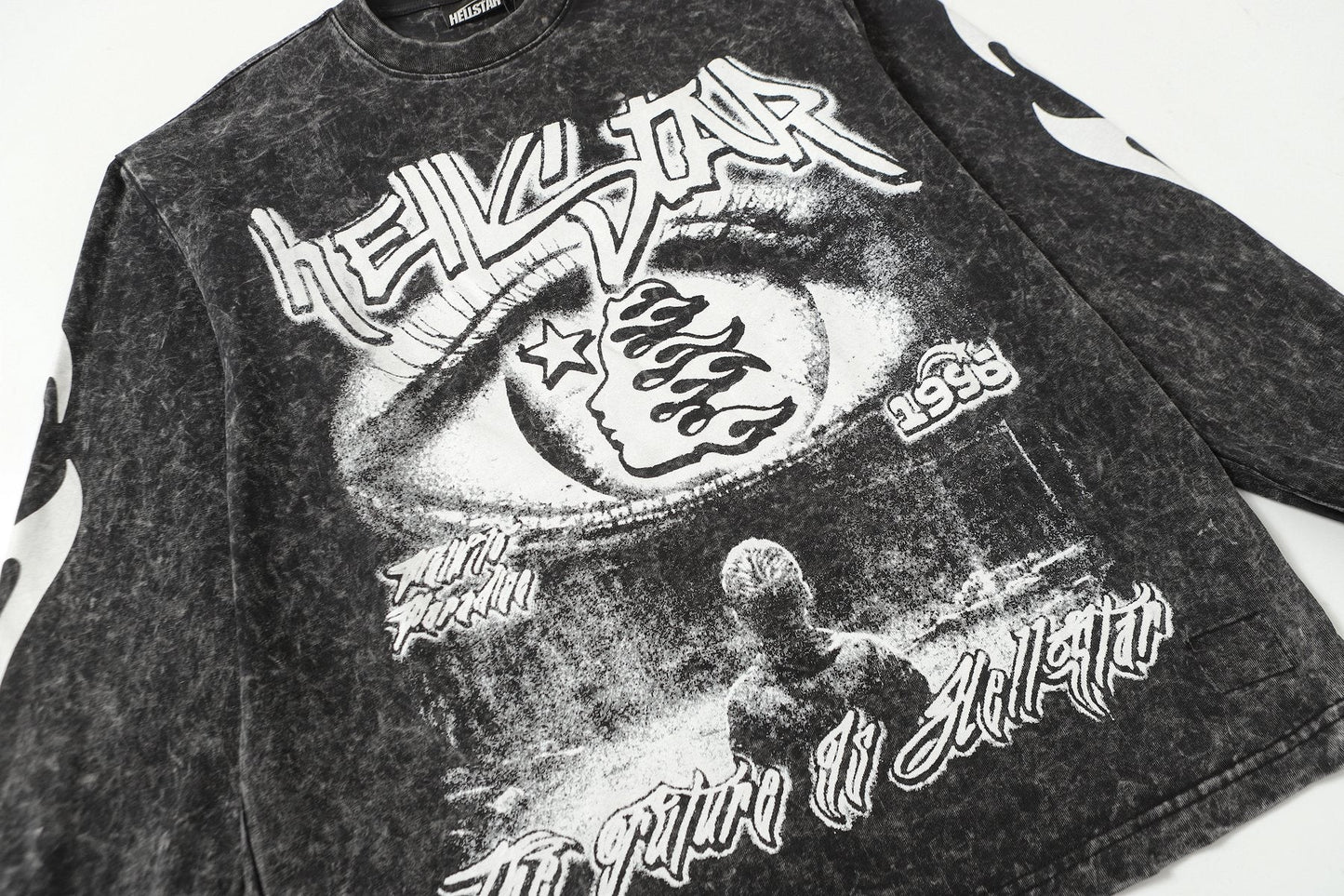 HS Eye & Flame Graphic Long-Sleeve T-Shirt ¡ª detail