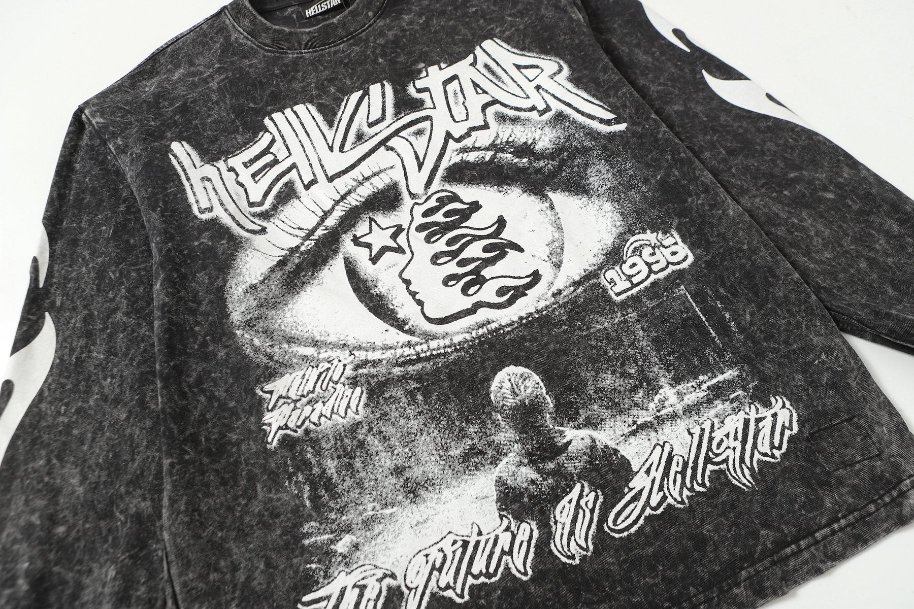 HS Eye & Flame Graphic Long-Sleeve T-Shirt ¡ª detail