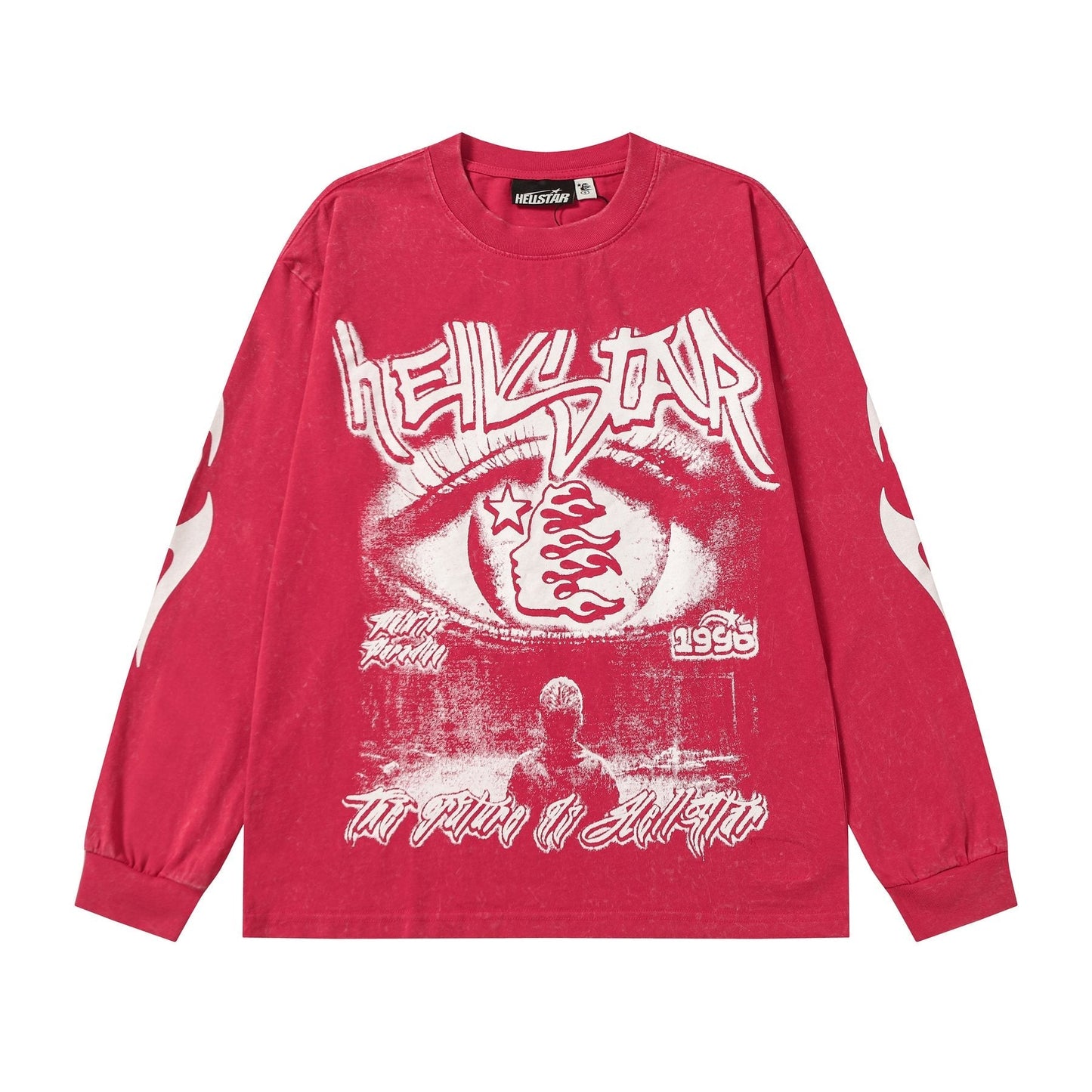 HS Eye & Flame Graphic Long-Sleeve T-Shirt ¡ª front