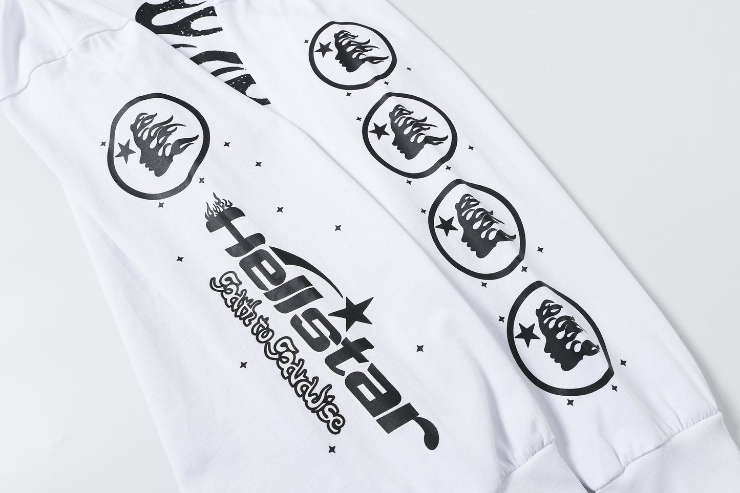 HS Flaming Head Graphic Long-Sleeve T-Shirt ¡ª detail