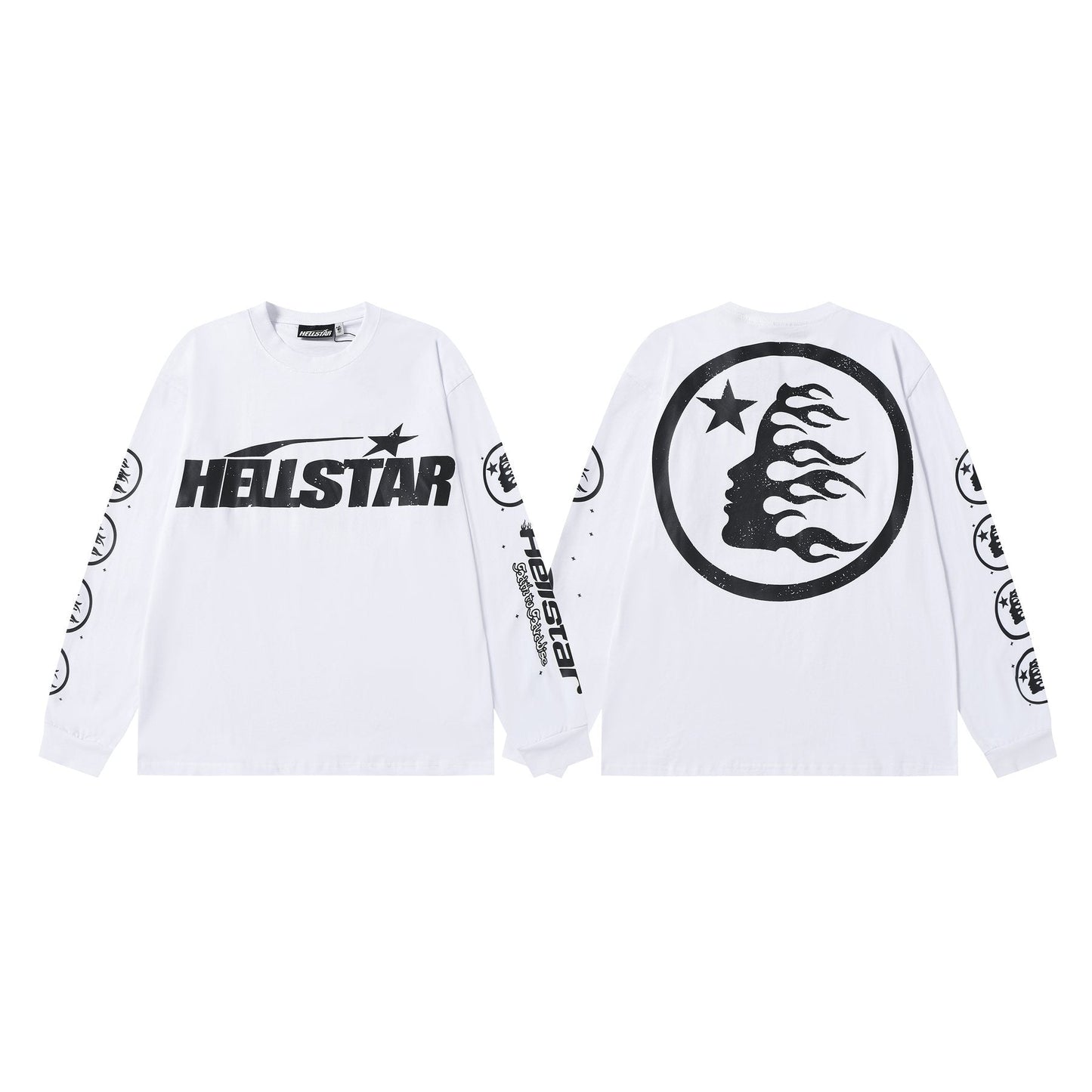 HS Flaming Head Graphic Long-Sleeve T-Shirt ¡ª front