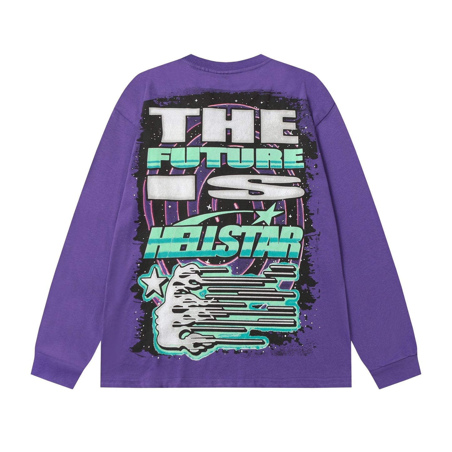 HS Path to Paradise Purple Long-Sleeve T-Shirt ¡ª back