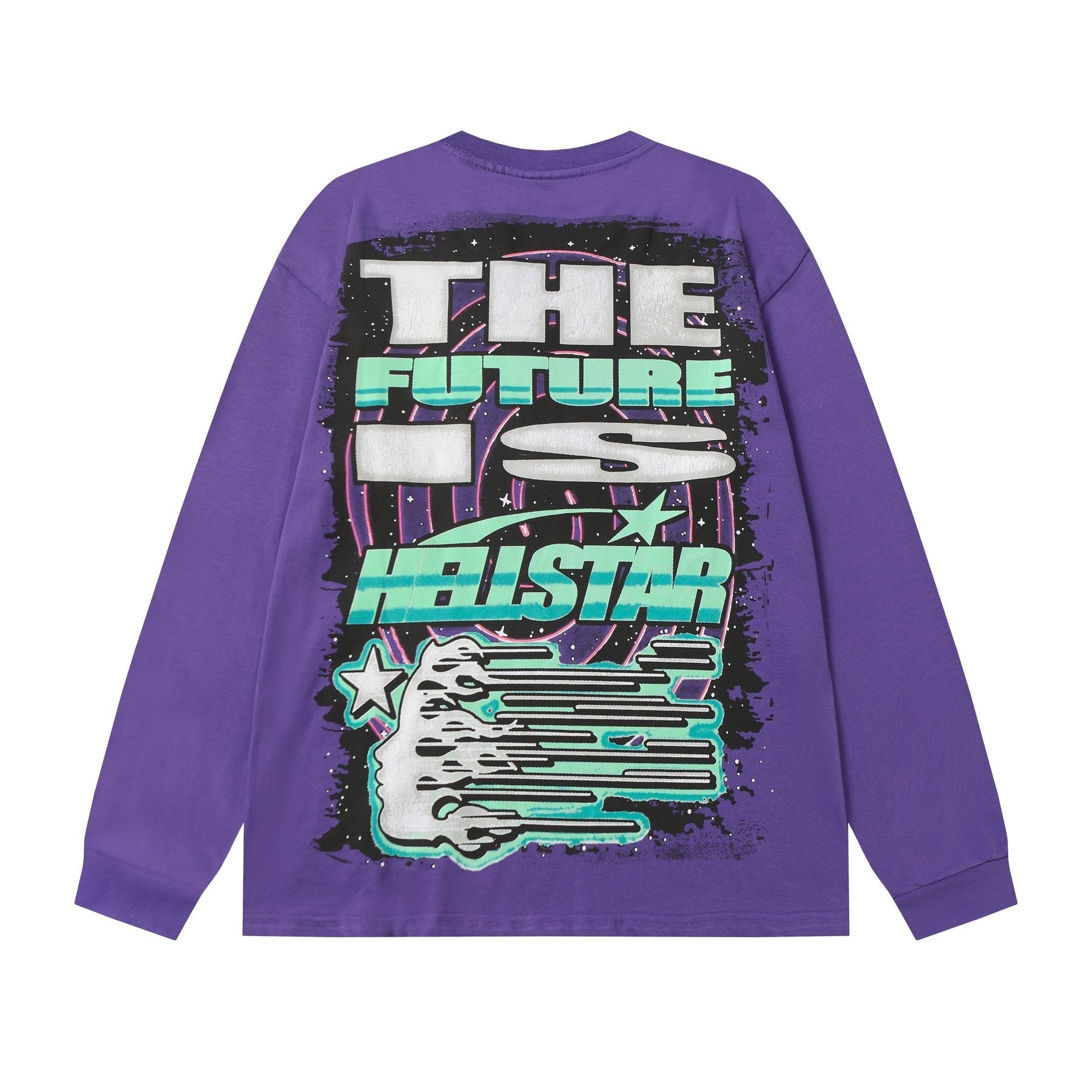 HS Path to Paradise Purple Long-Sleeve T-Shirt ¡ª back