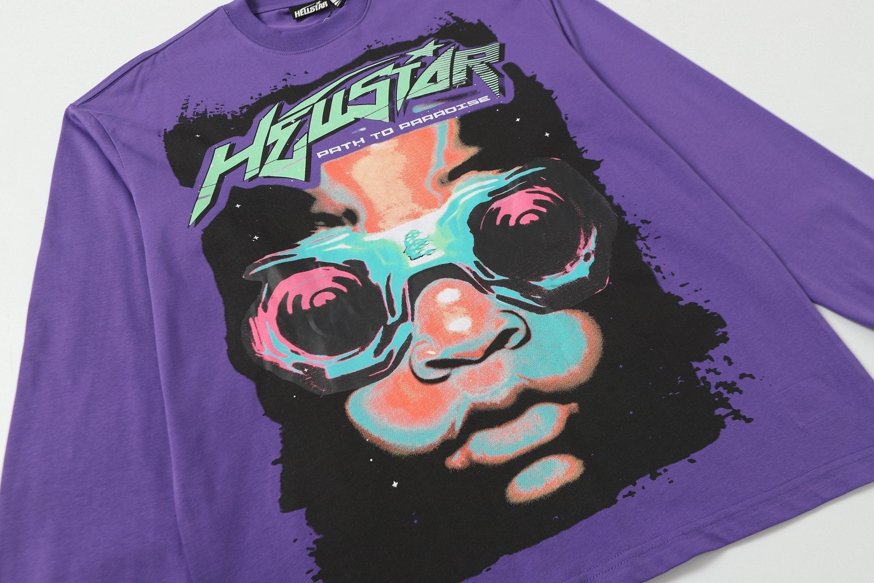 HS Path to Paradise Purple Long-Sleeve T-Shirt ¡ª detail