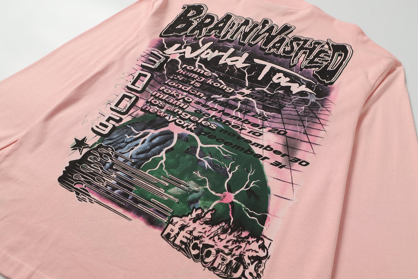 HS Brainwashed 3005 World Tour Long-Sleeve T-Shirt ¡ª detail