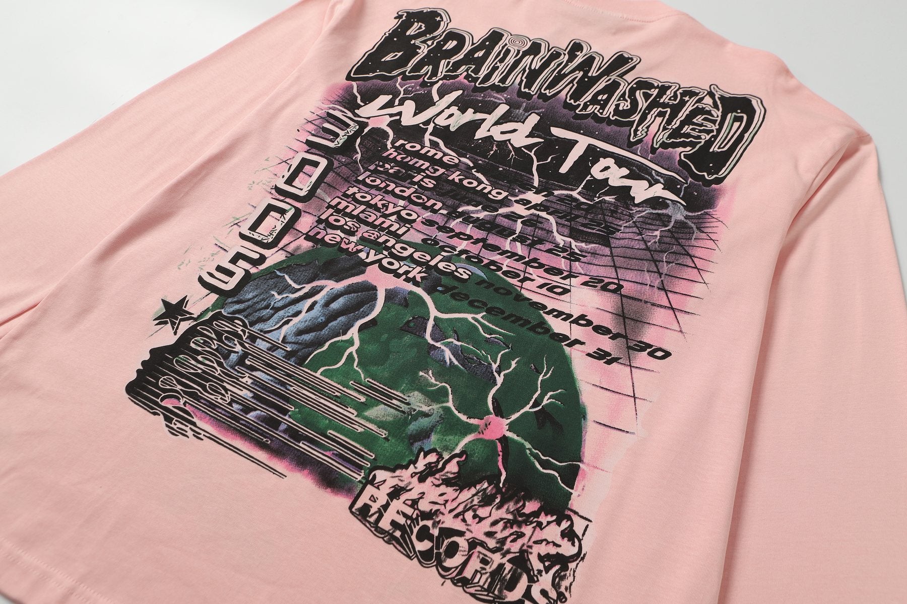 HS Brainwashed 3005 World Tour Long-Sleeve T-Shirt ¡ª detail
