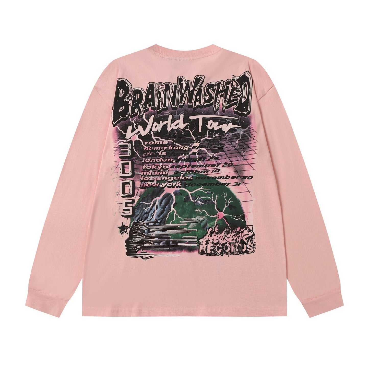 HS Brainwashed 3005 World Tour Long-Sleeve T-Shirt ¡ª back