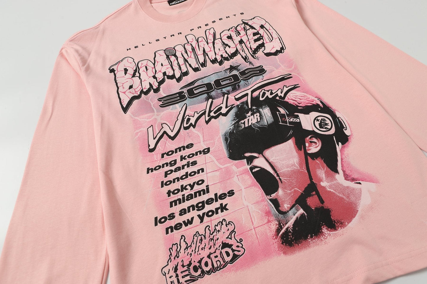HS Brainwashed 3005 World Tour Long-Sleeve T-Shirt ¡ª detail