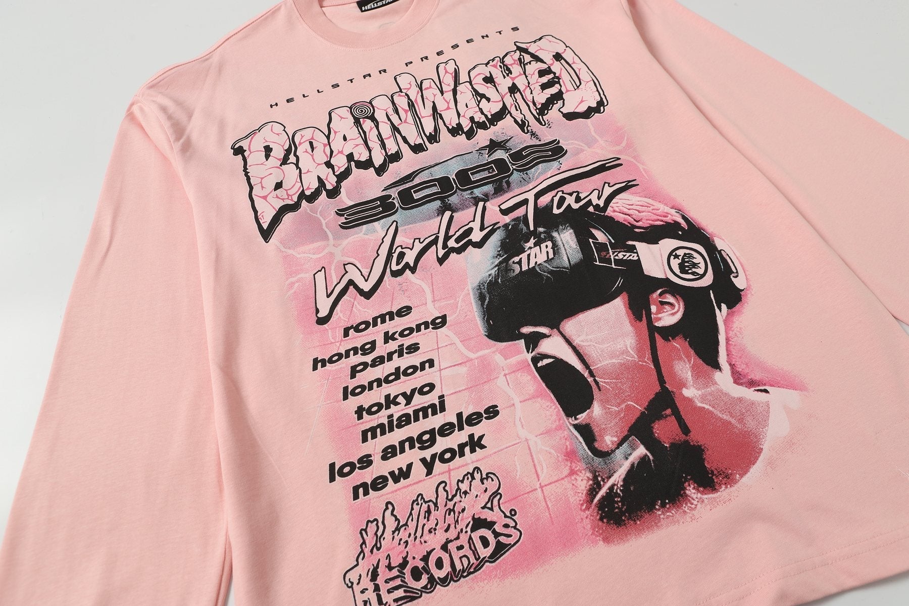 HS Brainwashed 3005 World Tour Long-Sleeve T-Shirt ¡ª detail