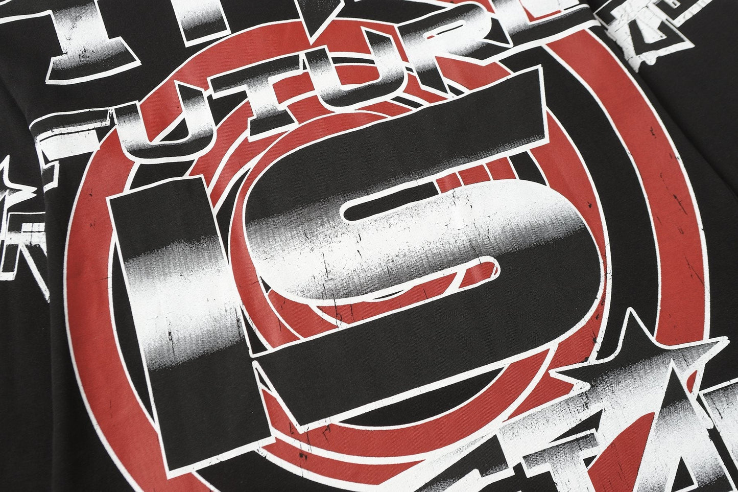 HS Black Graphic Long-Sleeve T-Shirt ¡ª detail