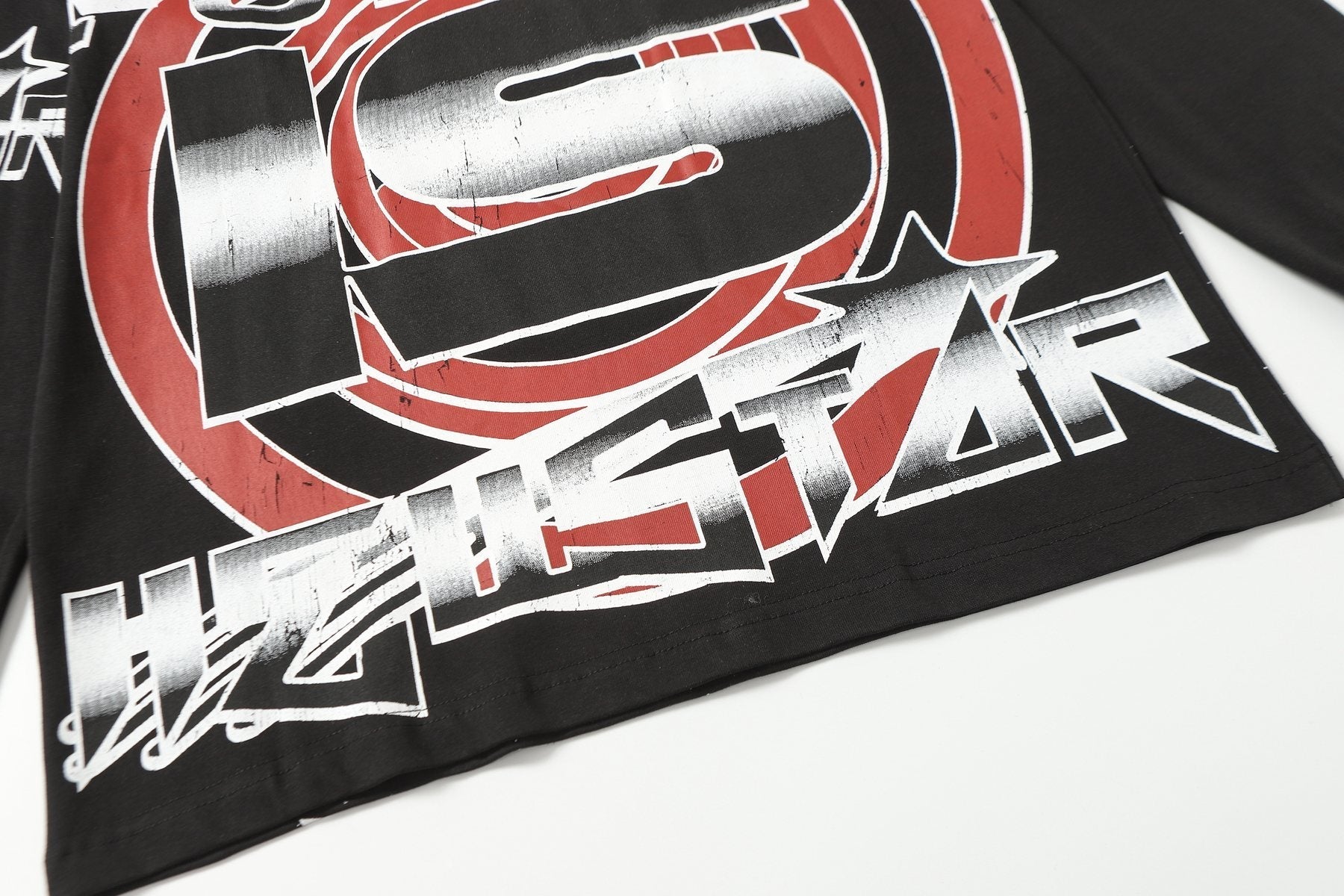 HS Black Graphic Long-Sleeve T-Shirt ¡ª detail