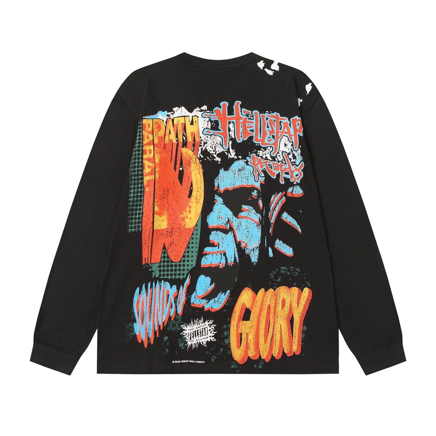 HS Records Graphic Long-Sleeve T-Shirt ¡ª back