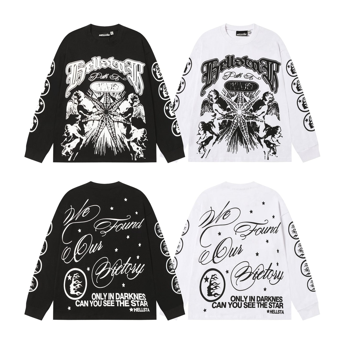 HS Angel Starburst Long-Sleeve T-Shirt ¡ª comparison