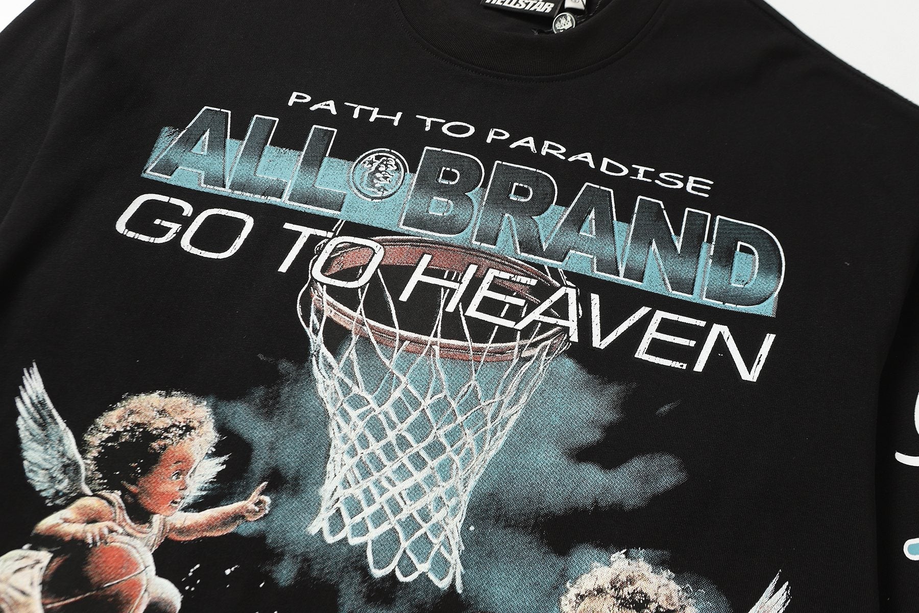 HS Angel Basketball Graphic Long-Sleeve T-Shirt ¡ª detail