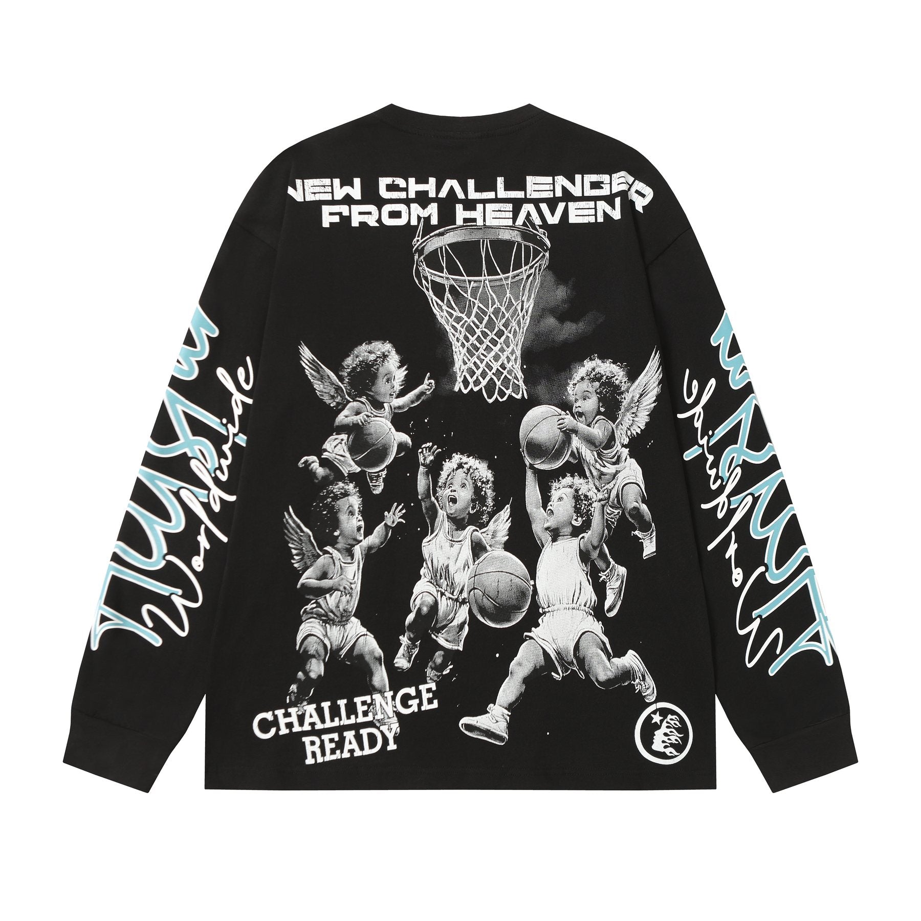 HS Angel Basketball Graphic Long-Sleeve T-Shirt ¡ª back