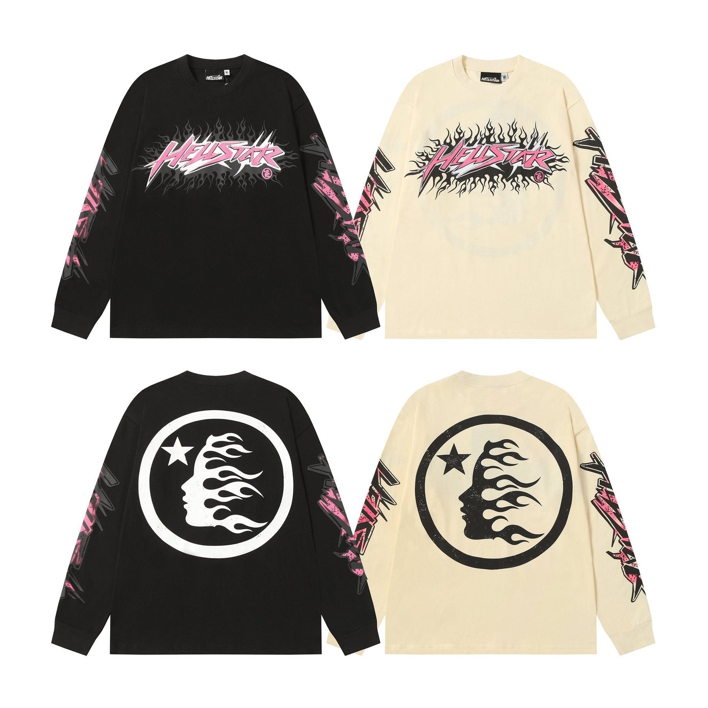 HS Flame Graphic Long-Sleeve T-Shirt ¡ª comparison