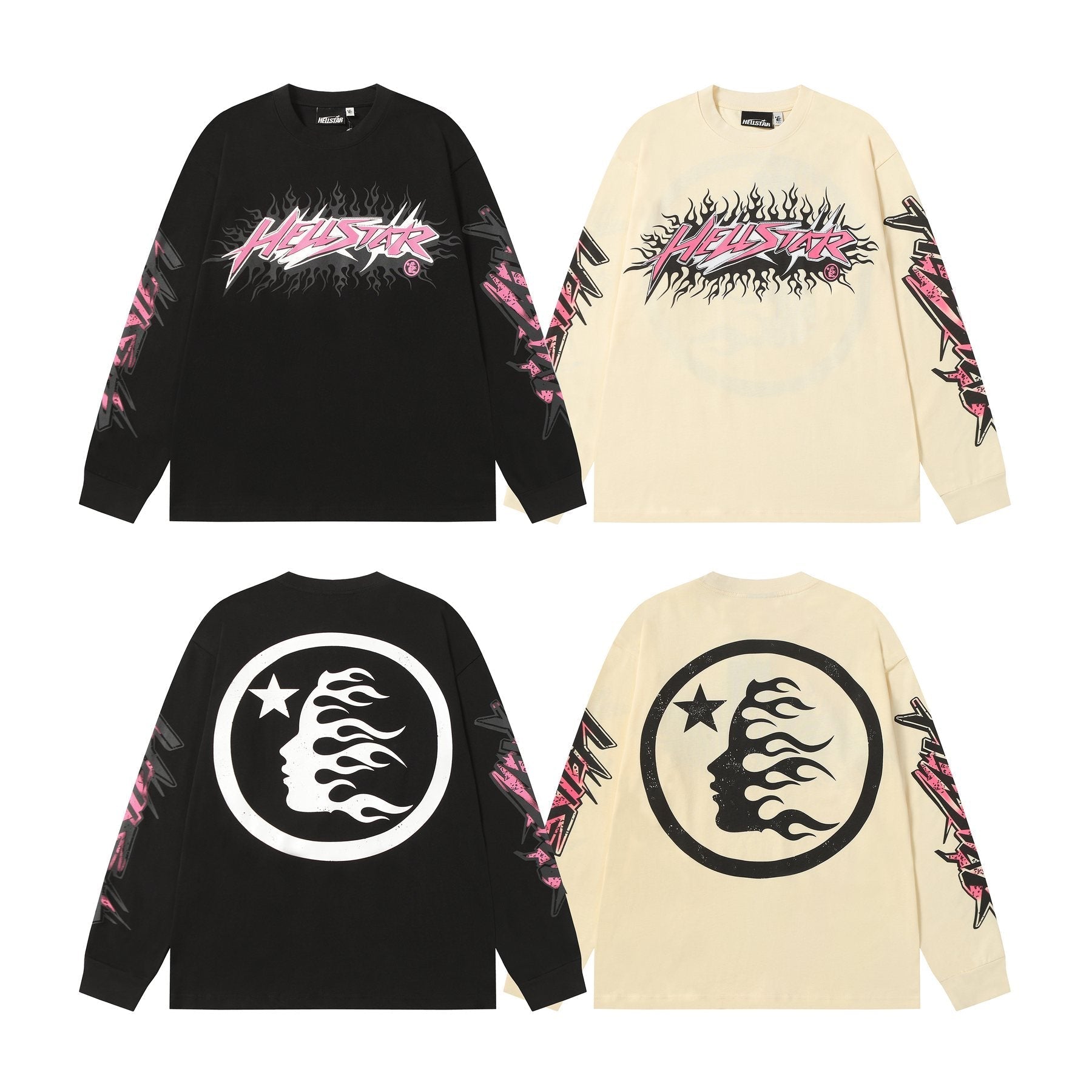 HS Flame Graphic Long-Sleeve T-Shirt ¡ª comparison