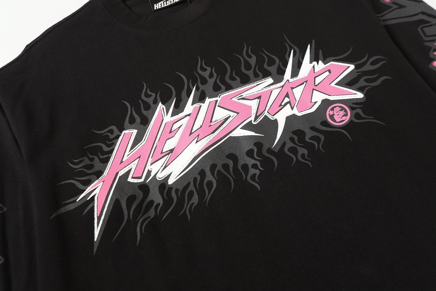 HS Flame Graphic Long-Sleeve T-Shirt ¡ª detail