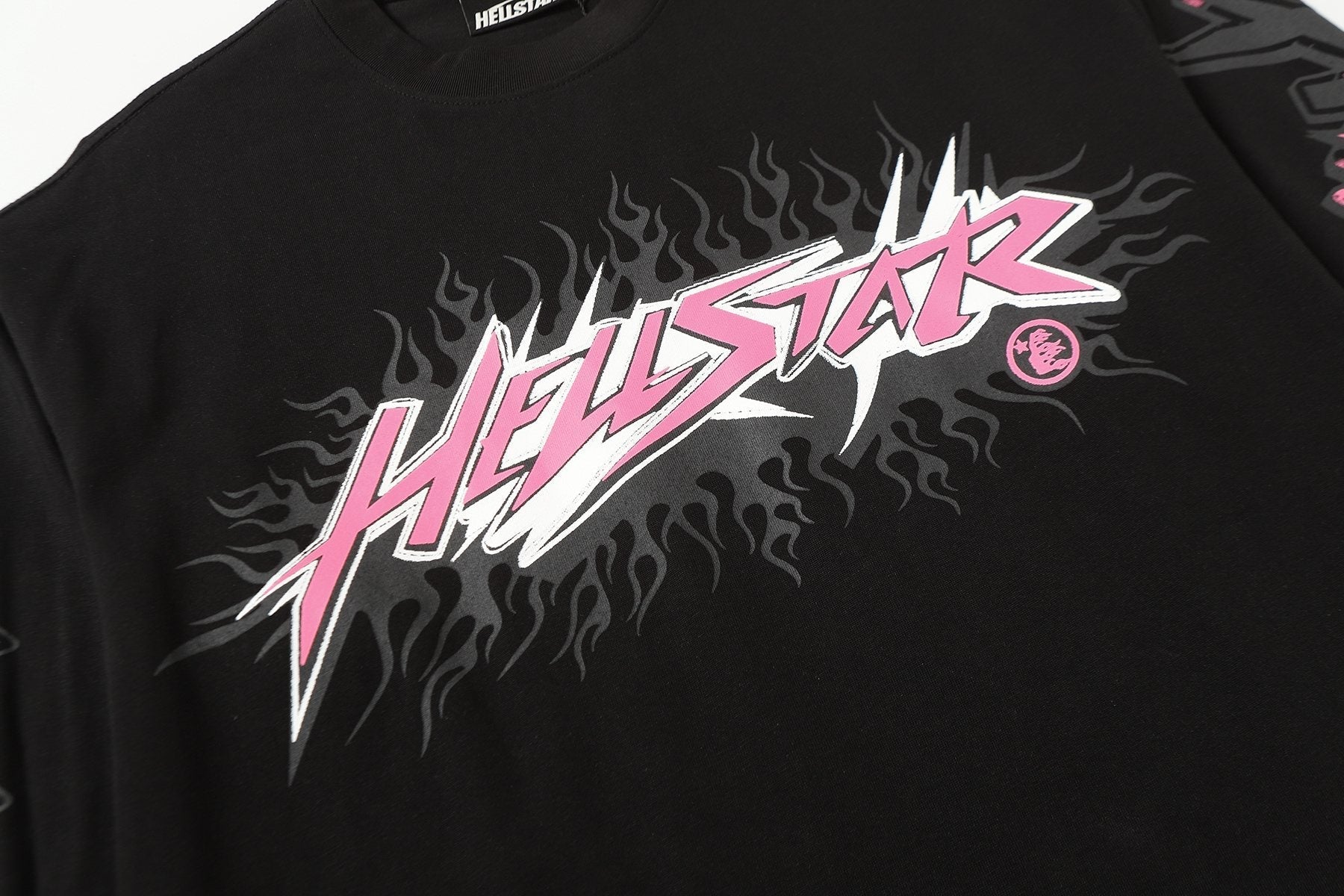 HS Flame Graphic Long-Sleeve T-Shirt ¡ª detail