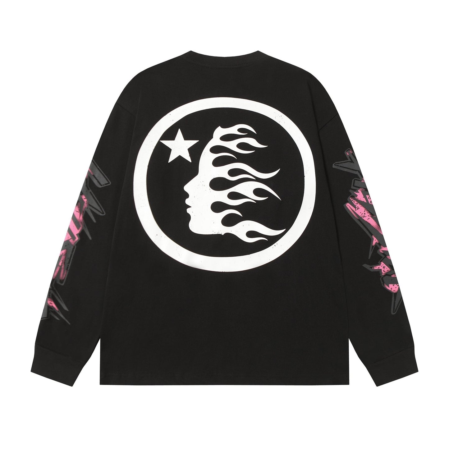 HS Flame Graphic Long-Sleeve T-Shirt ¡ª back
