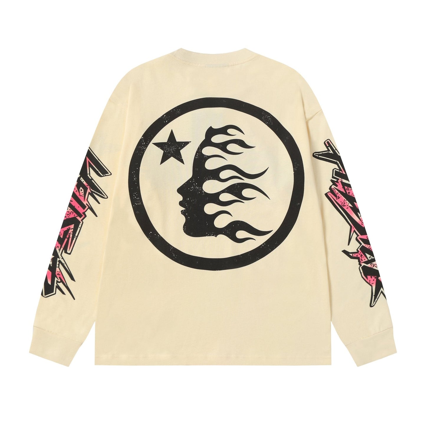 HS Flame Graphic Long-Sleeve T-Shirt ¡ª back