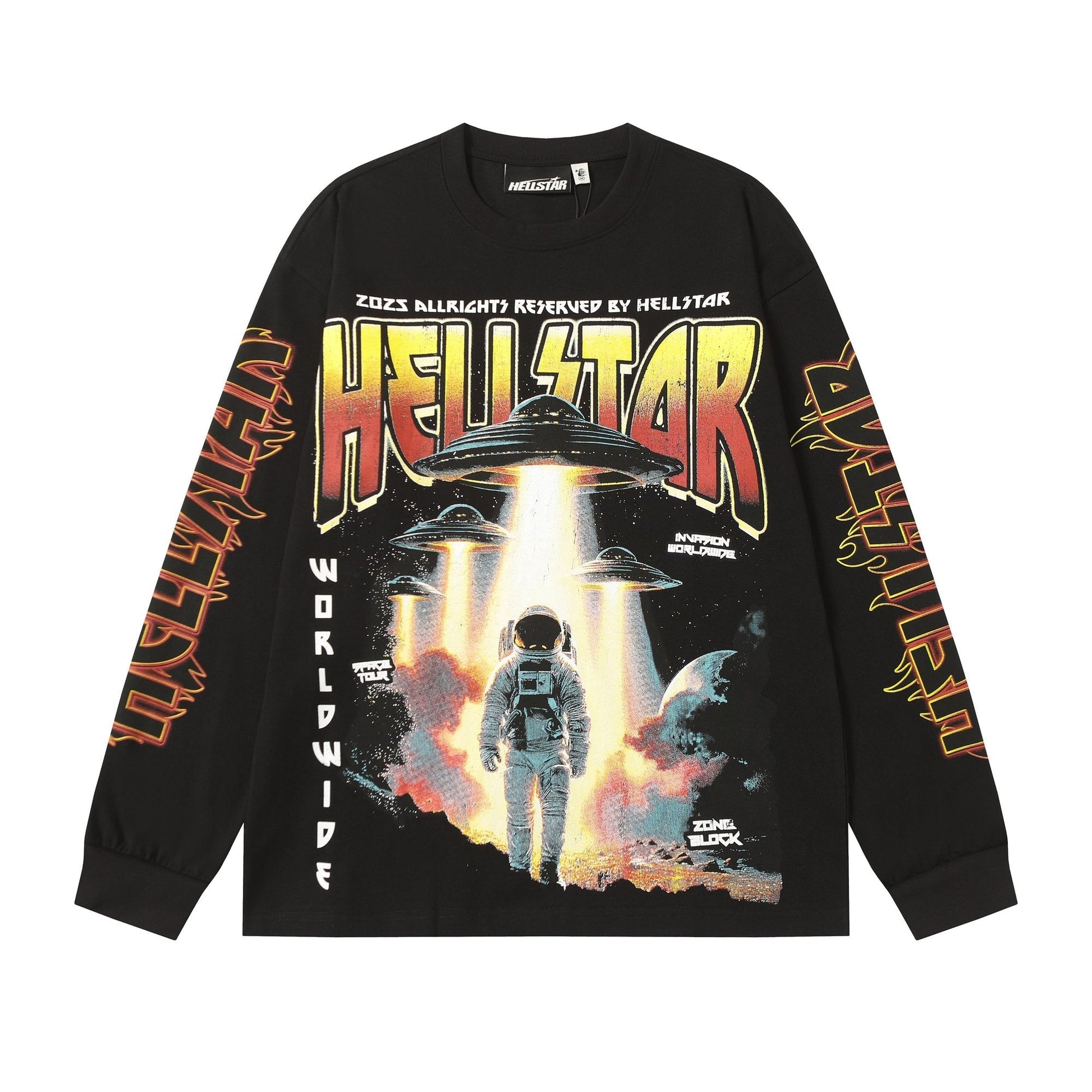 HS UFO Astronaut Graphic Long-Sleeve T-Shirt ¡ª hero