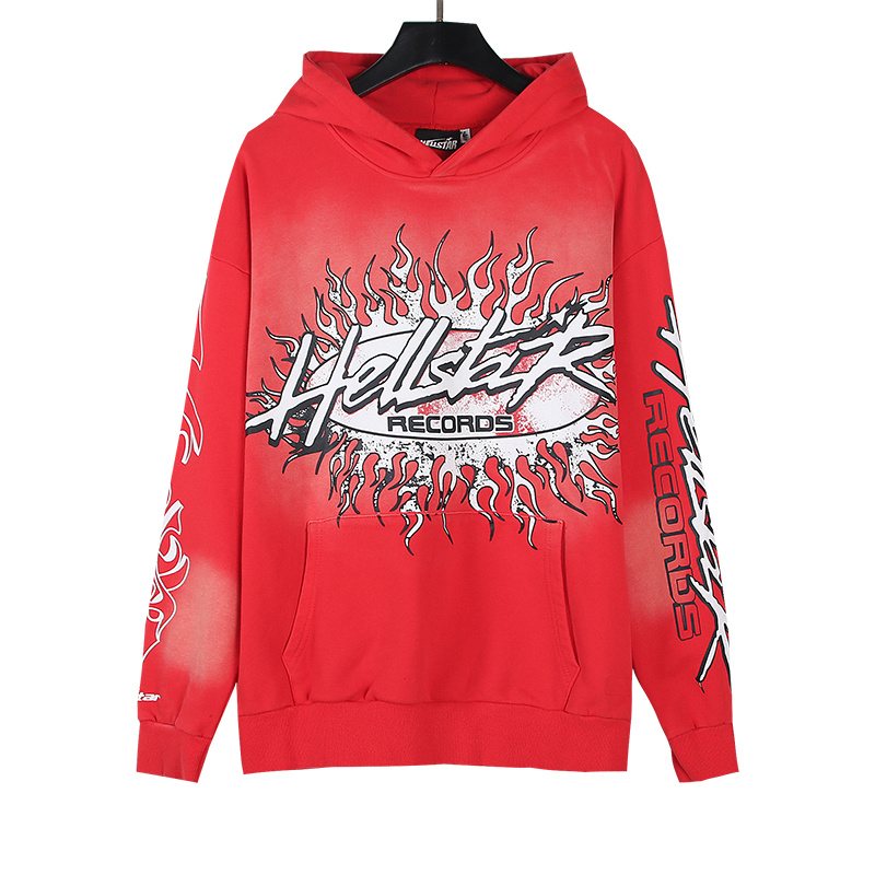 HS Flame Graphic Washed Hoodie ¡ª hero