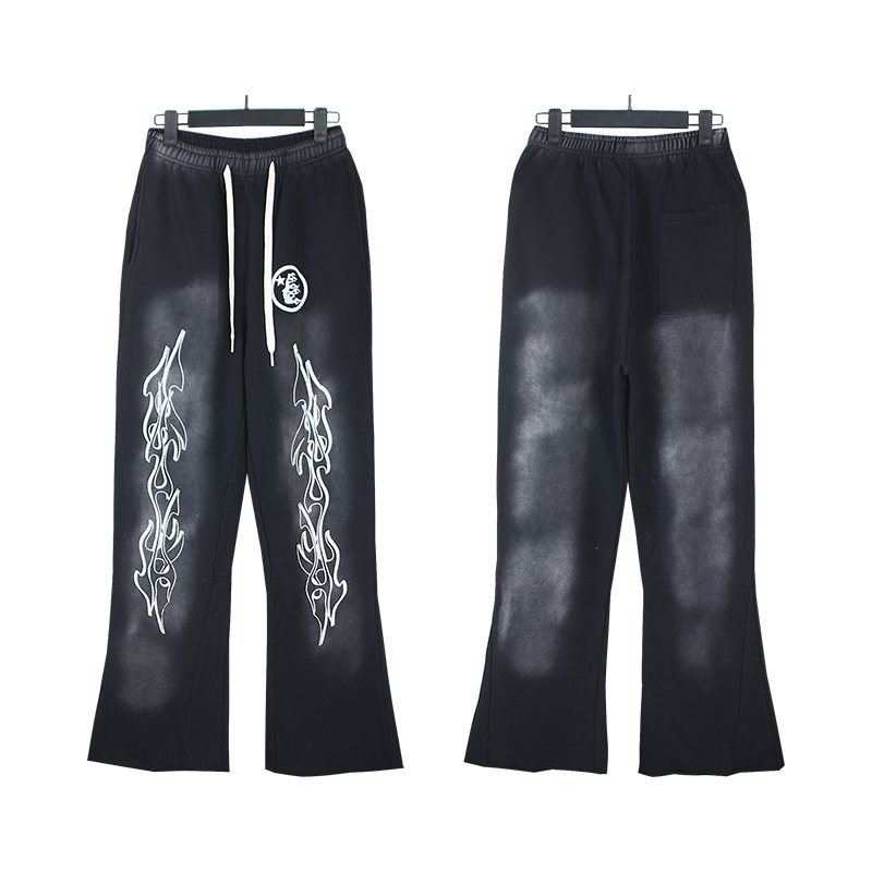 HS Washed Flared Sweatpants ¡ª front